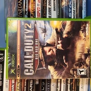 ORIGINAL Xbox Call of duty 2 Big Red One Pre Owned Good Condition Tested
